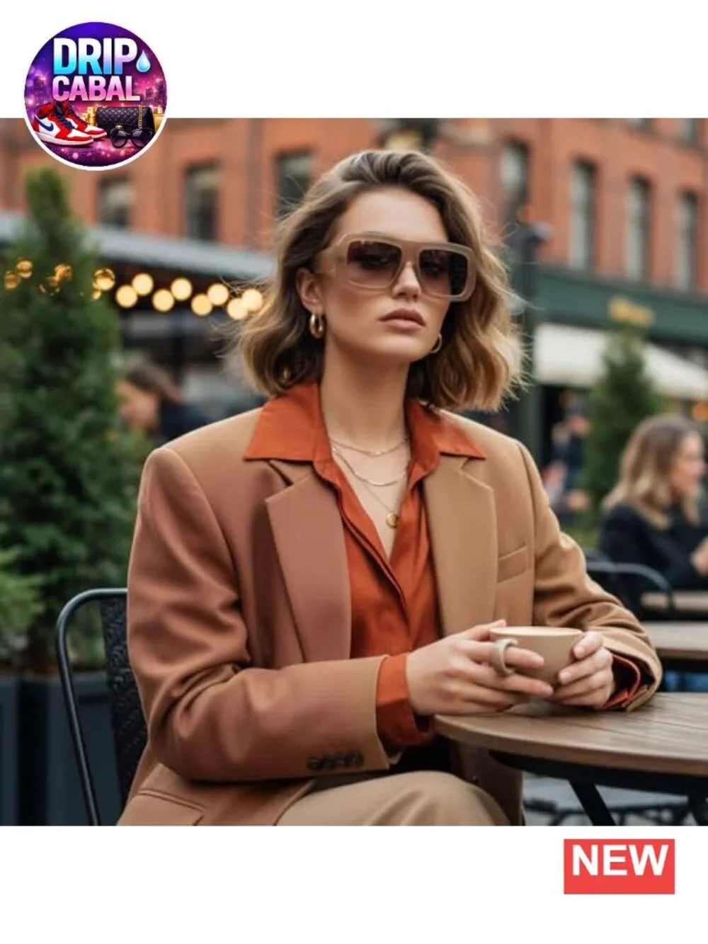 Oversized Square Sunglasses UV400 Protection Retro Retro Sun Glasses for Women